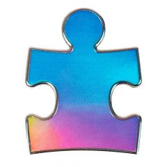 Autism Speaks puzzle piece lapel pin