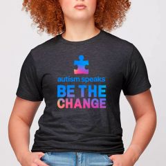 Autism Speaks Be The Change T-shirt with Logo